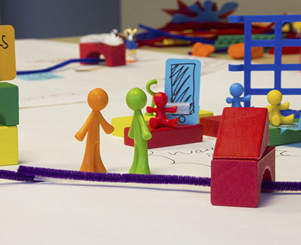 Using 3D make tools to visualize the patient experience journey